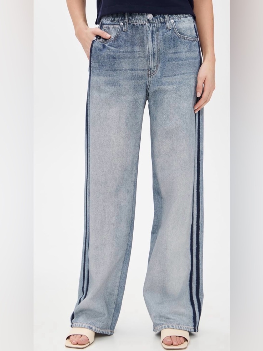 Rag and Bone Miramar Wide Leg Terry